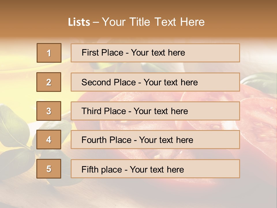 Salad Food Agriculture PowerPoint Template