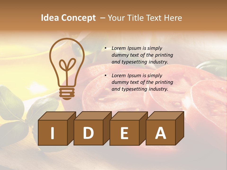 Salad Food Agriculture PowerPoint Template