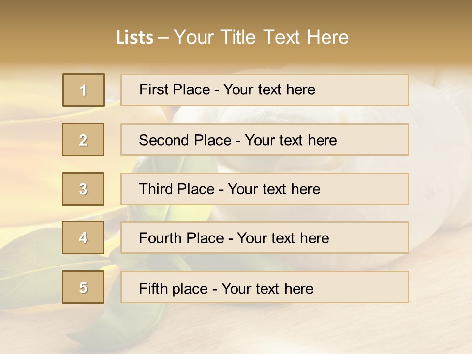 Snack Vegetables Diet PowerPoint Template