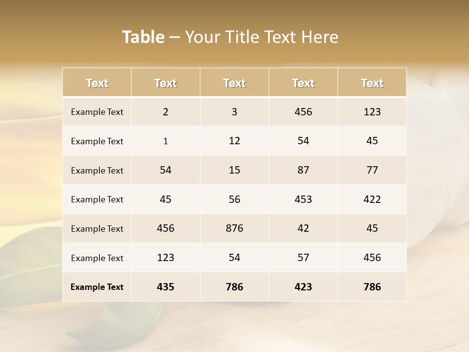 Snack Vegetables Diet PowerPoint Template