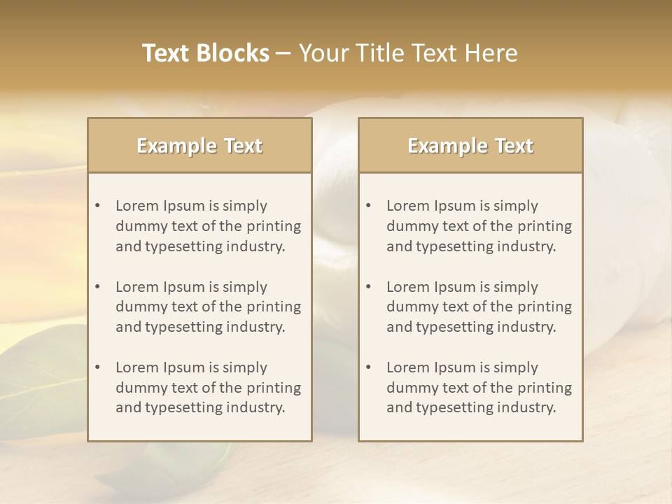 Snack Vegetables Diet PowerPoint Template