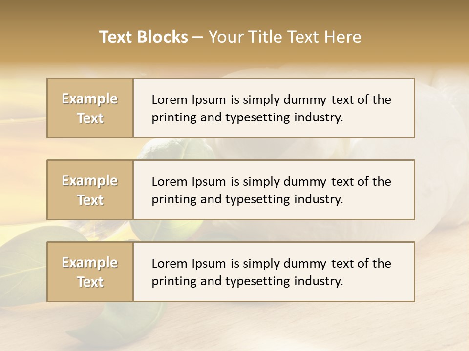 Snack Vegetables Diet PowerPoint Template