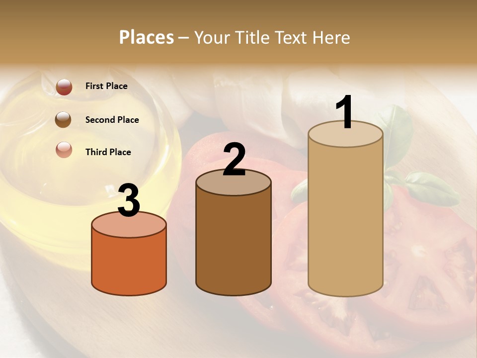 Cheese Mozzarella Food PowerPoint Template