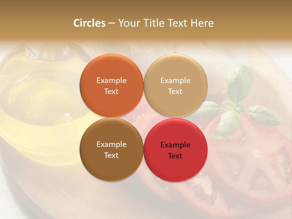 Cheese Mozzarella Food PowerPoint Template