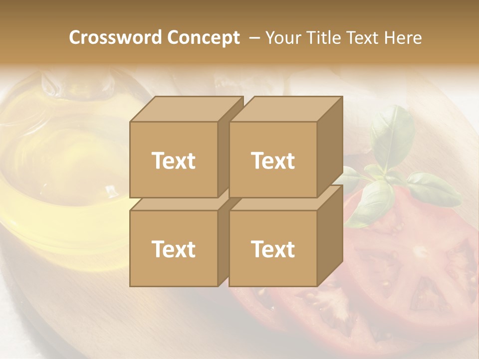 Cheese Mozzarella Food PowerPoint Template