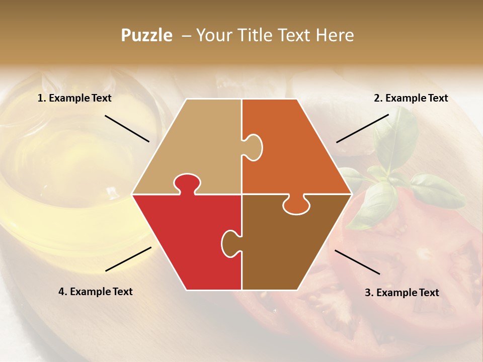 Cheese Mozzarella Food PowerPoint Template