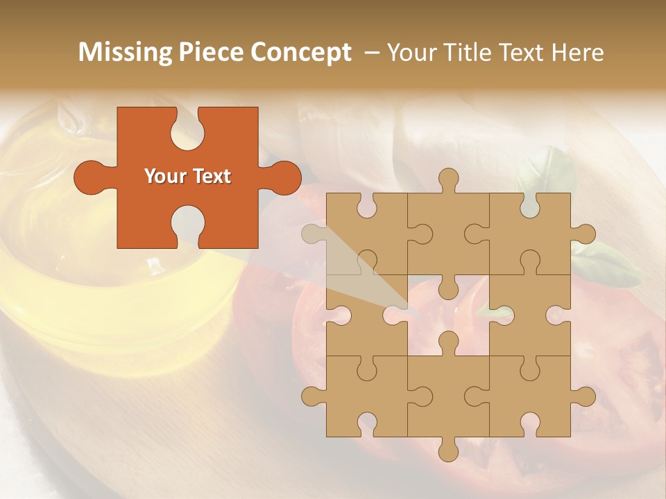 Cheese Mozzarella Food PowerPoint Template