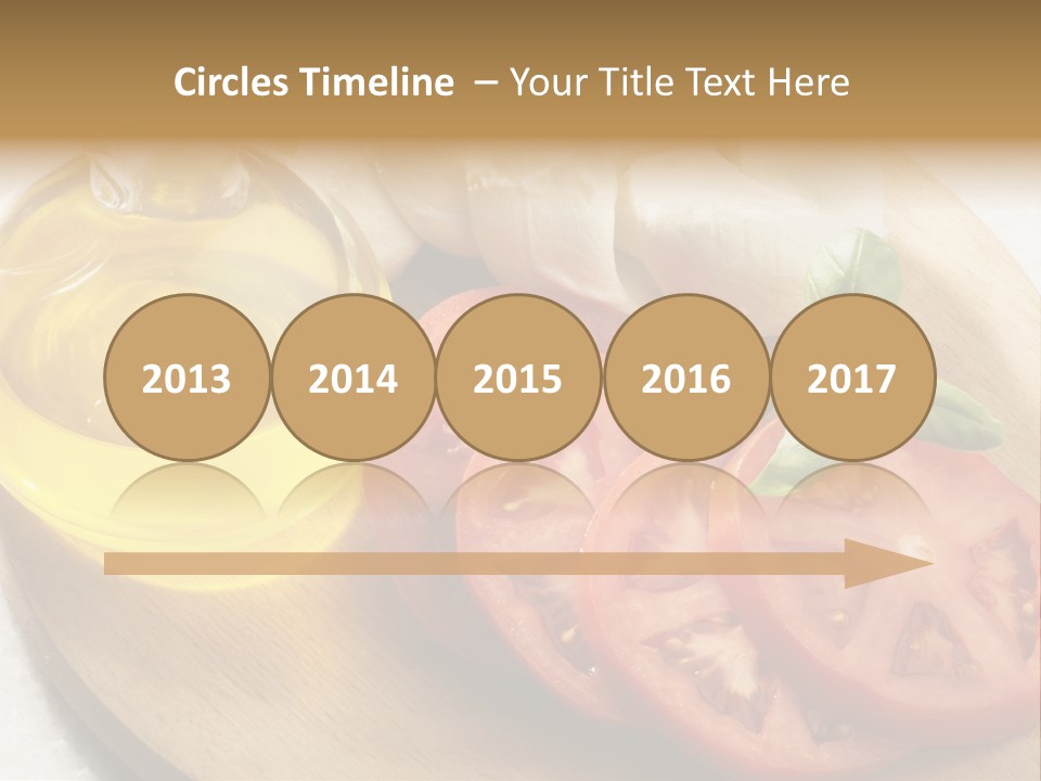 Cheese Mozzarella Food PowerPoint Template