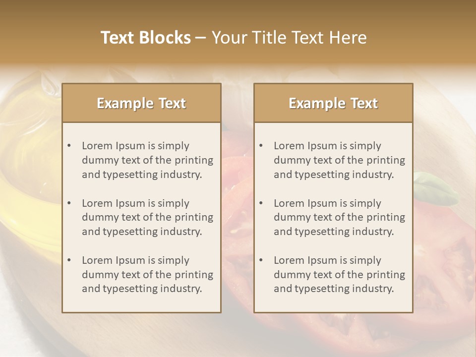 Cheese Mozzarella Food PowerPoint Template