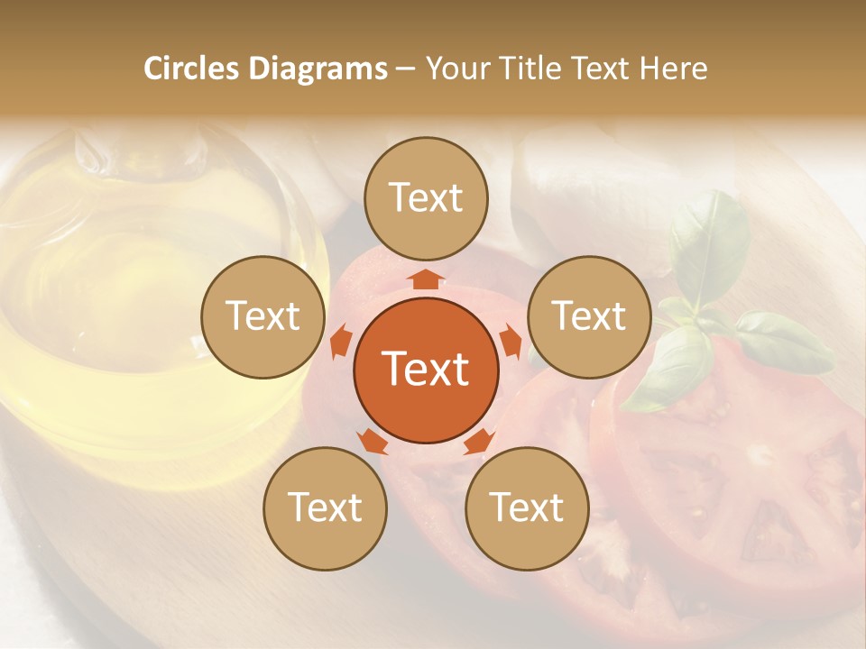 Cheese Mozzarella Food PowerPoint Template