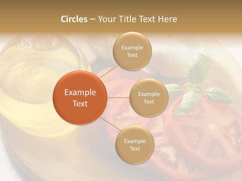 Cheese Mozzarella Food PowerPoint Template