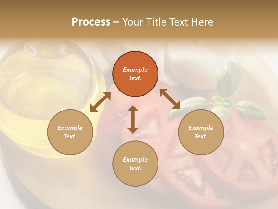 Cheese Mozzarella Food PowerPoint Template