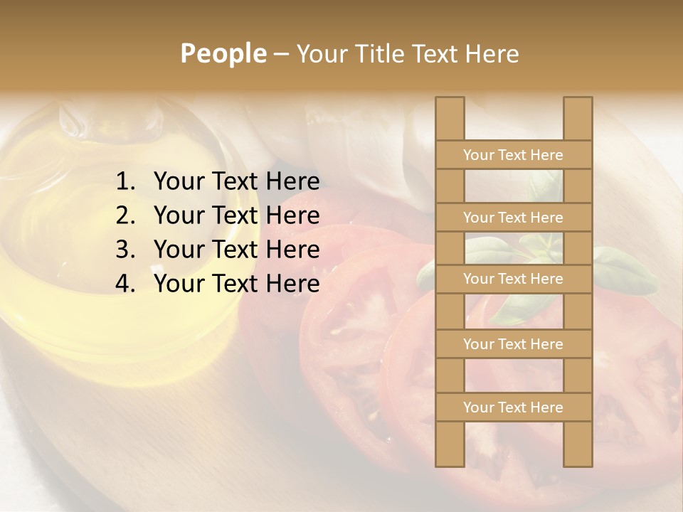 Cheese Mozzarella Food PowerPoint Template