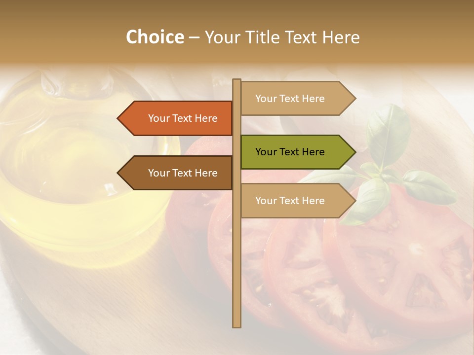 Cheese Mozzarella Food PowerPoint Template