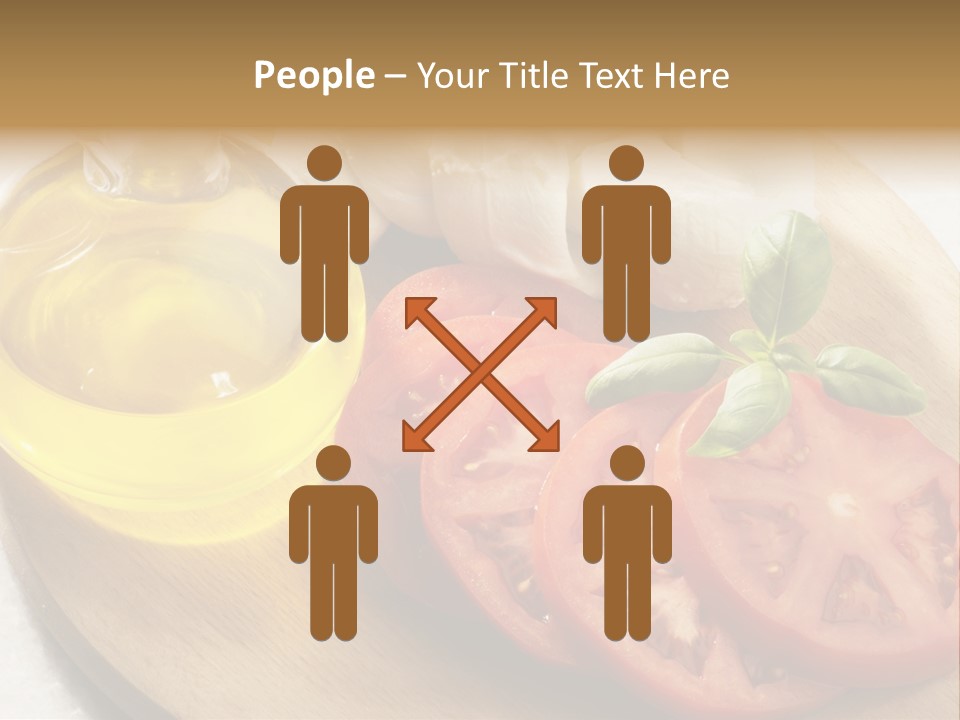 Cheese Mozzarella Food PowerPoint Template