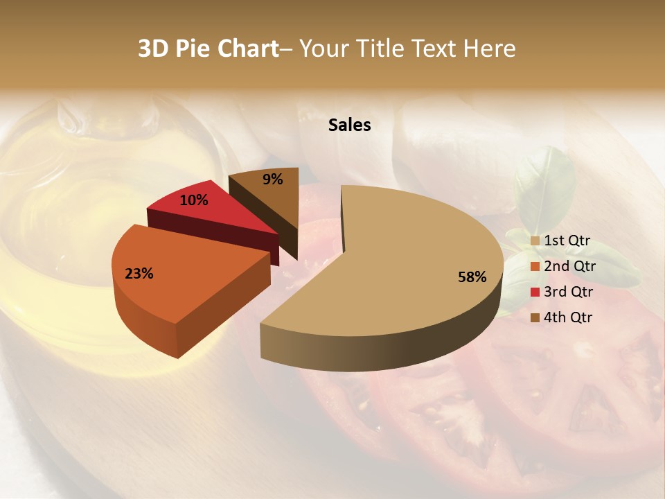 Cheese Mozzarella Food PowerPoint Template
