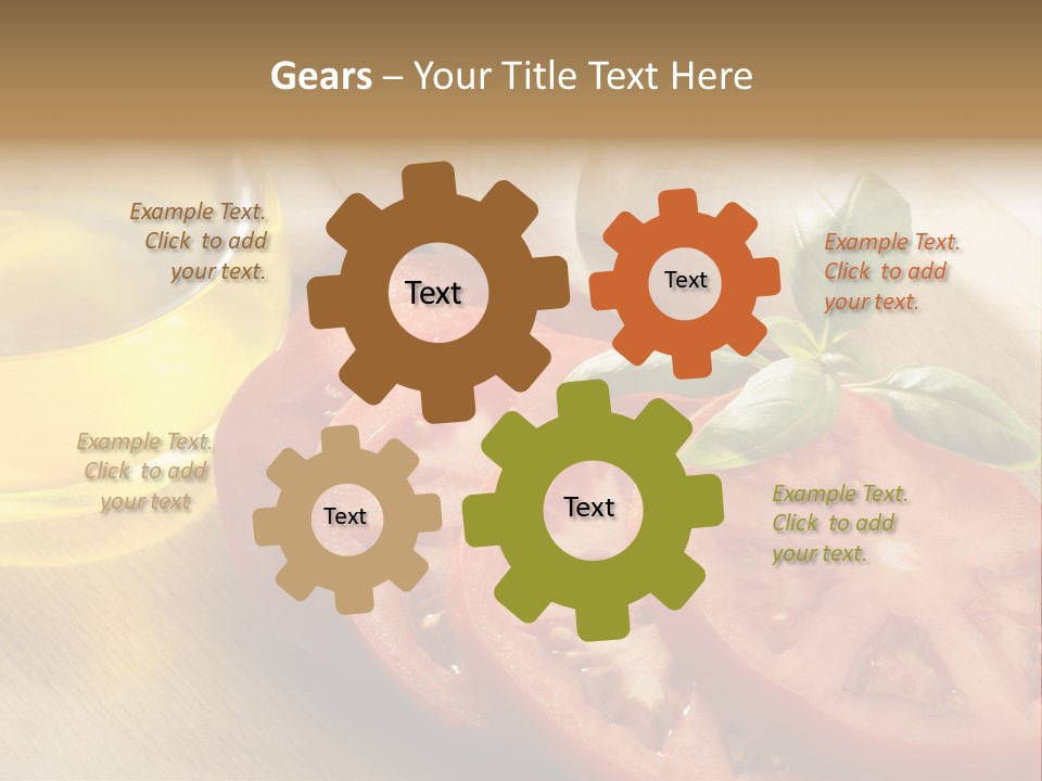 Close Up Agriculture Cheese PowerPoint Template