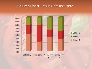 Vegetarian Basil Tomato PowerPoint Template