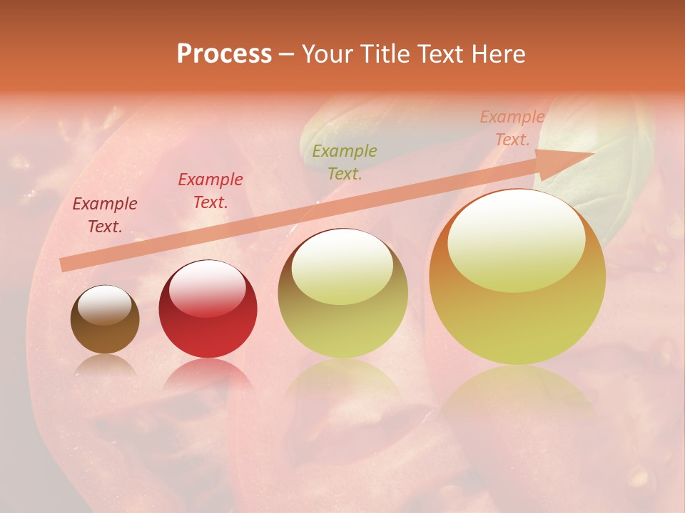 Vegetarian Basil Tomato PowerPoint Template