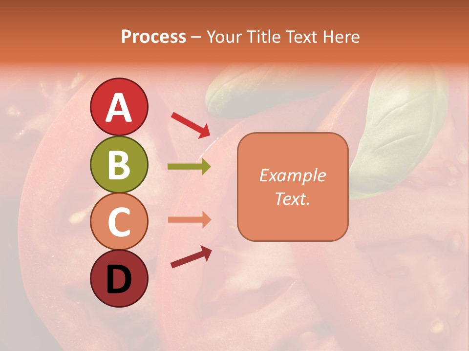 Vegetarian Basil Tomato PowerPoint Template