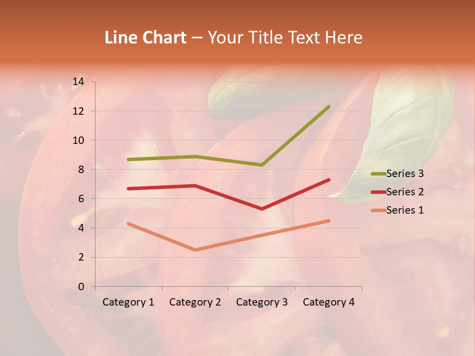 Vegetarian Basil Tomato PowerPoint Template