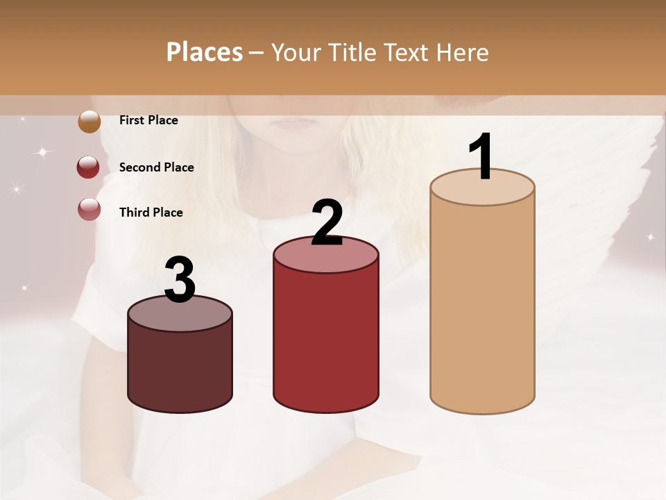 Glitter Weihnachten Federn PowerPoint Template