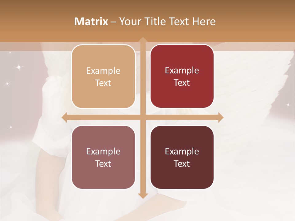 Glitter Weihnachten Federn PowerPoint Template