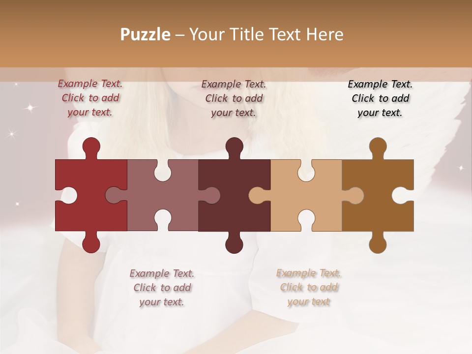 Glitter Weihnachten Federn PowerPoint Template