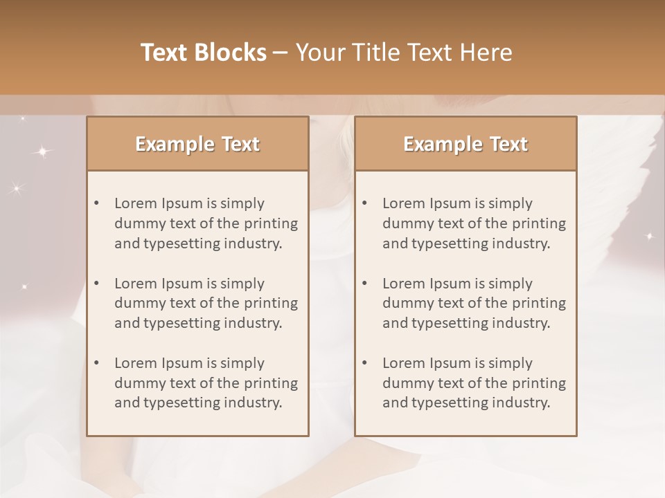 Glitter Weihnachten Federn PowerPoint Template