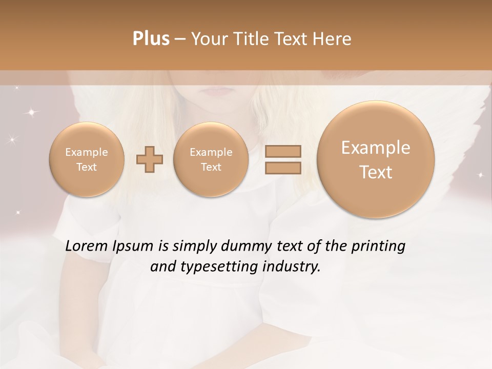 Glitter Weihnachten Federn PowerPoint Template