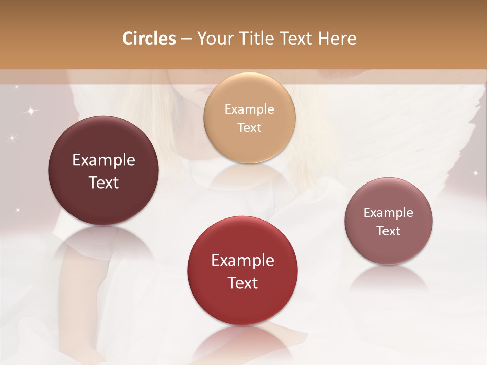 Glitter Weihnachten Federn PowerPoint Template