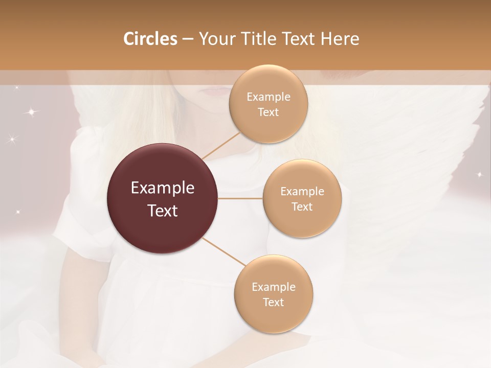 Glitter Weihnachten Federn PowerPoint Template