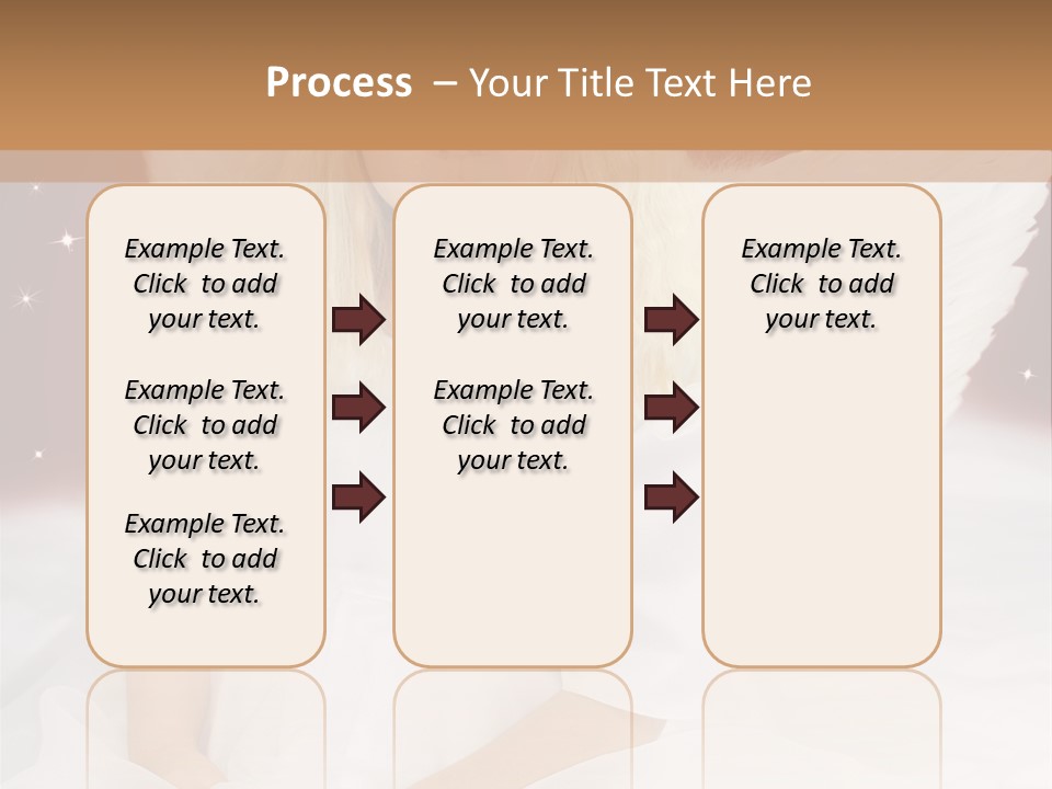 Glitter Weihnachten Federn PowerPoint Template