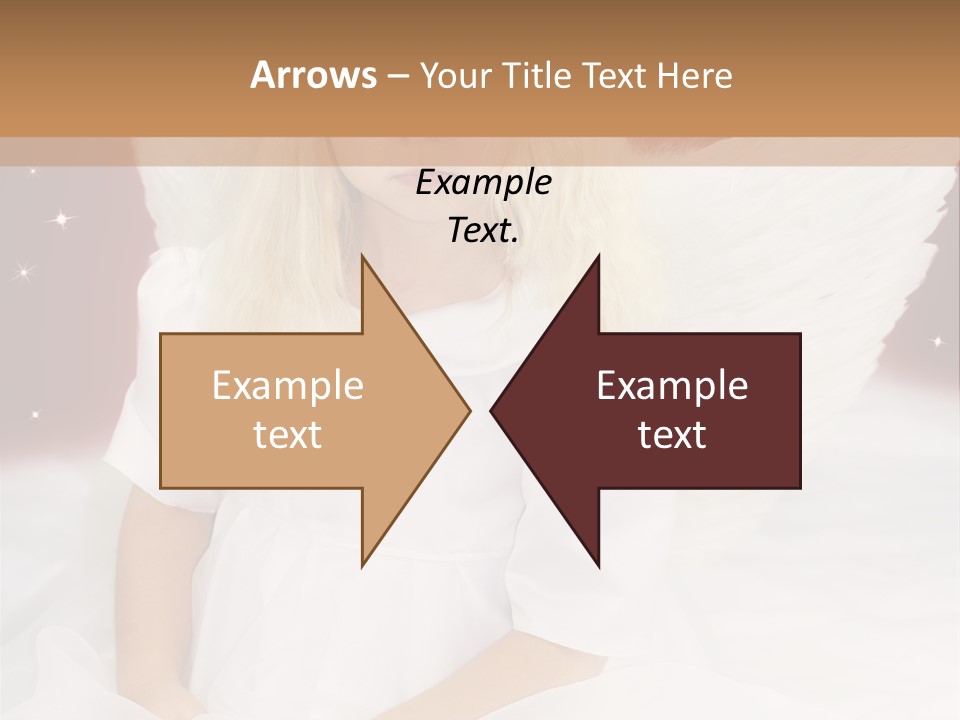 Glitter Weihnachten Federn PowerPoint Template