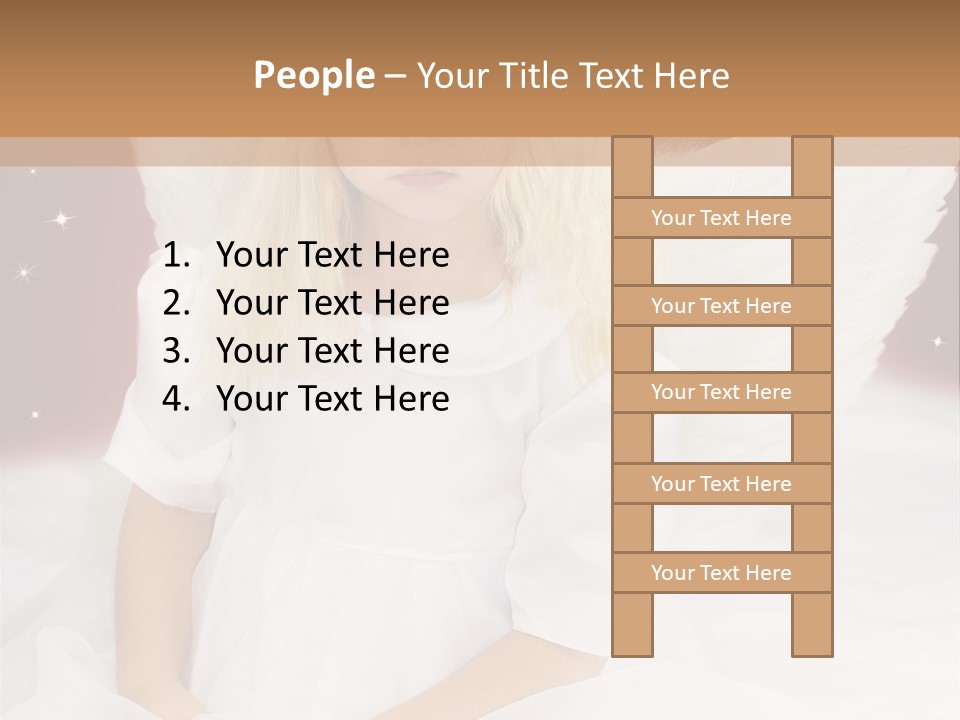 Glitter Weihnachten Federn PowerPoint Template