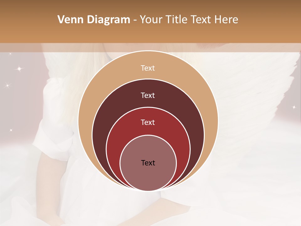 Glitter Weihnachten Federn PowerPoint Template