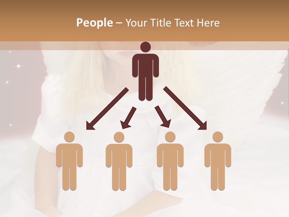 Glitter Weihnachten Federn PowerPoint Template