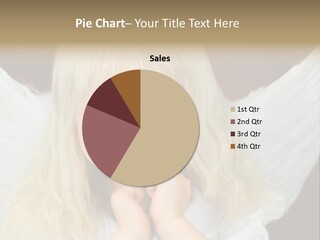 Blaue Augen Blond Rot PowerPoint Template