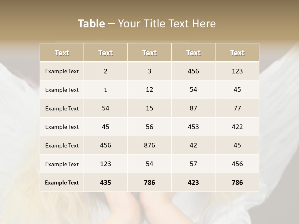 Blaue Augen Blond Rot PowerPoint Template