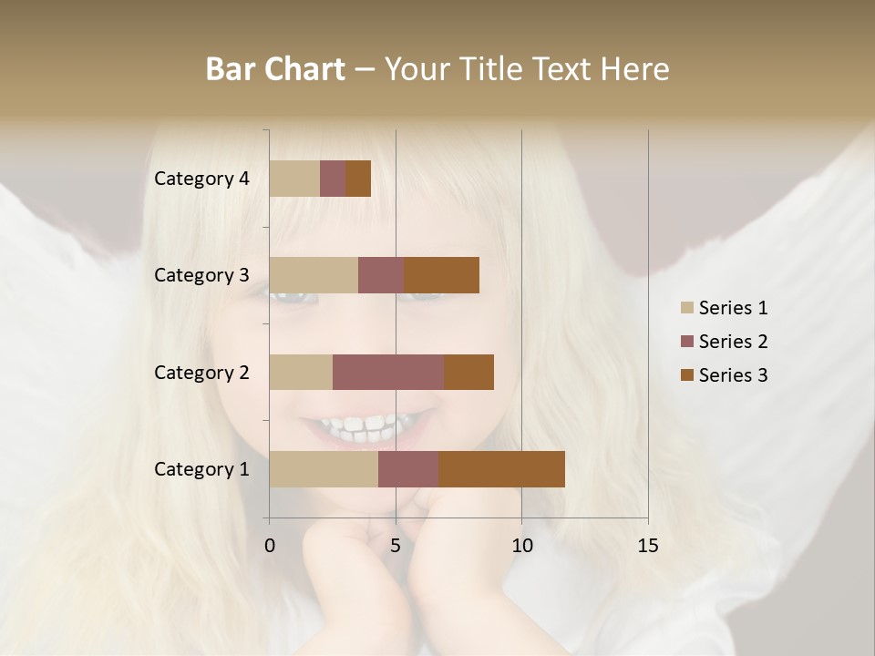 Blaue Augen Blond Rot PowerPoint Template