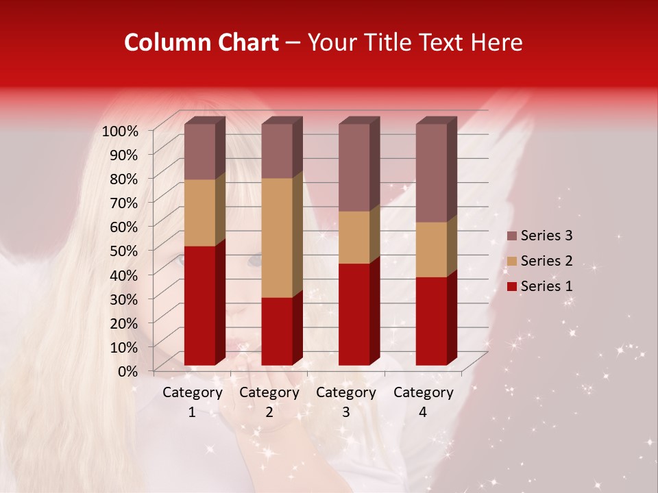 Engel Querformat Wei PowerPoint Template