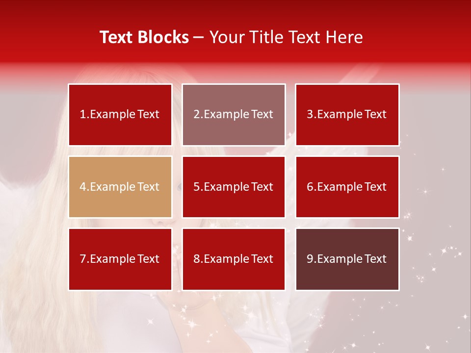 Engel Querformat Wei PowerPoint Template