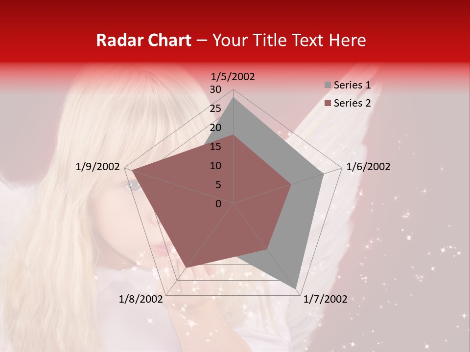Engel Querformat Wei PowerPoint Template