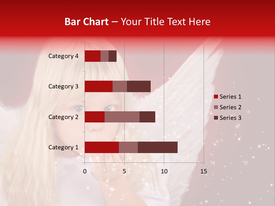 Engel Querformat Wei PowerPoint Template