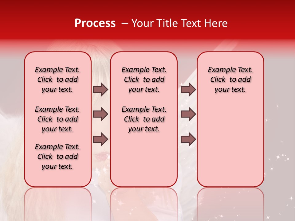 Engel Querformat Wei PowerPoint Template