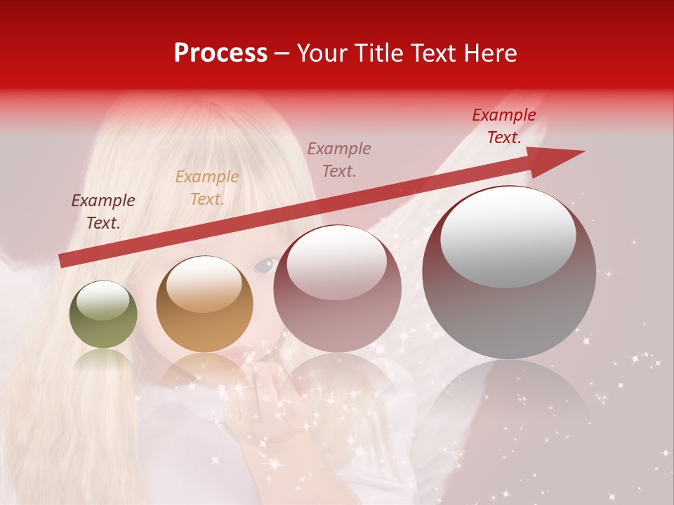 Engel Querformat Wei PowerPoint Template
