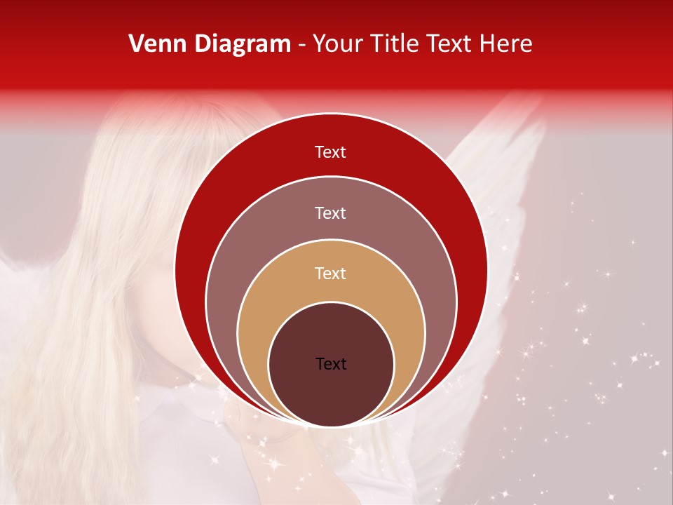 Engel Querformat Wei PowerPoint Template