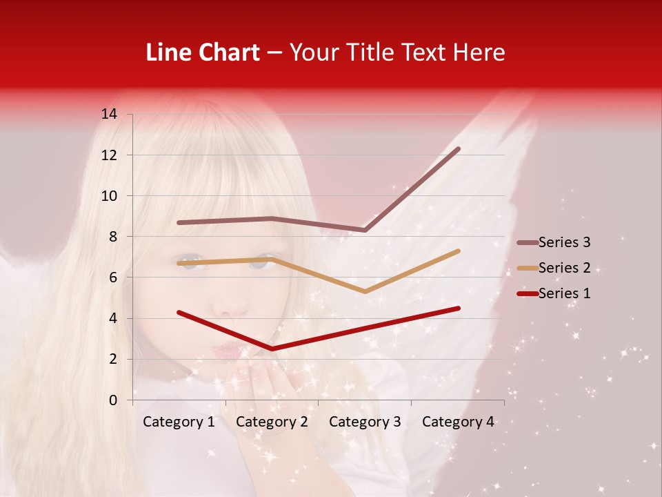 Engel Querformat Wei PowerPoint Template
