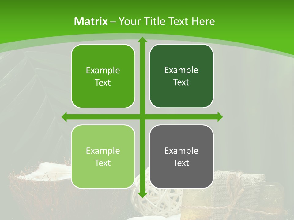 Salt Leaf Flame PowerPoint Template