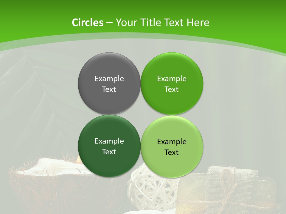 Salt Leaf Flame PowerPoint Template